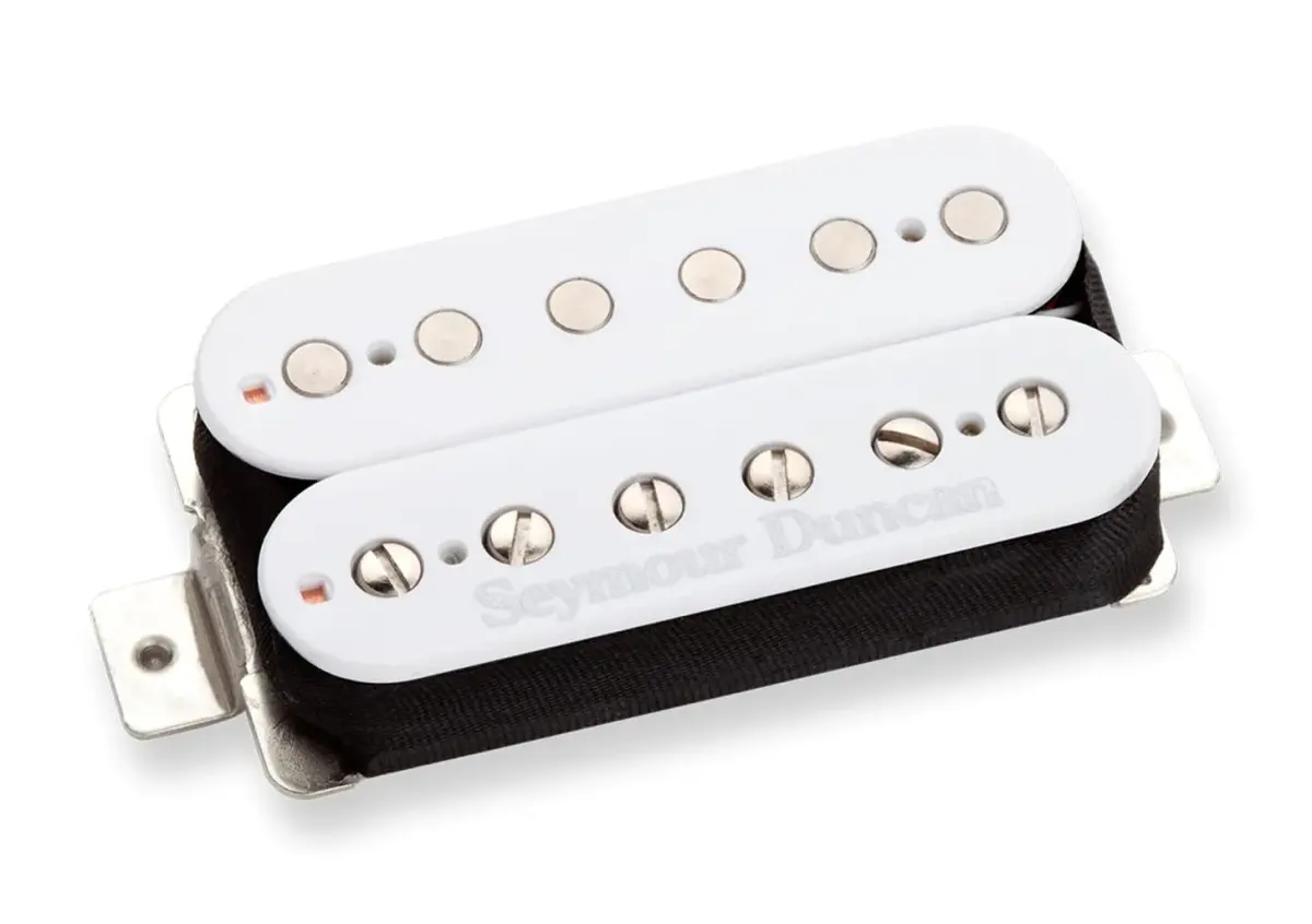 Seymour Duncan SH-4 JB Model Humbucker Pickup, White, 6-String | High Output Bridge Pickup - main product image