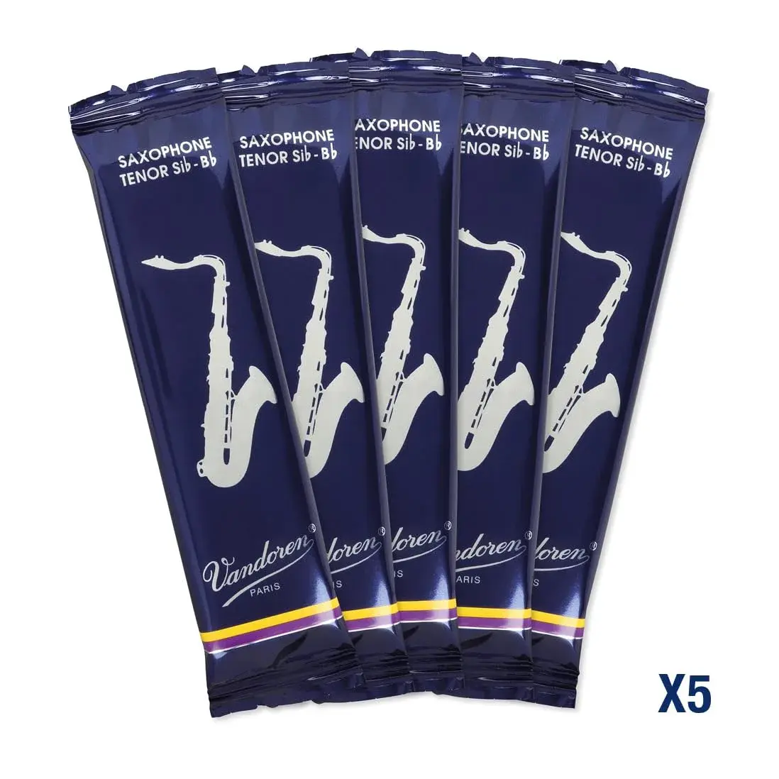 Vandoren SR223 Tenor Sax Traditional Reeds Strength 3; Box of 5 | 1.5cm (0.6in) x 4.4cm (1.7in) x 13cm (5.1in) - view 4