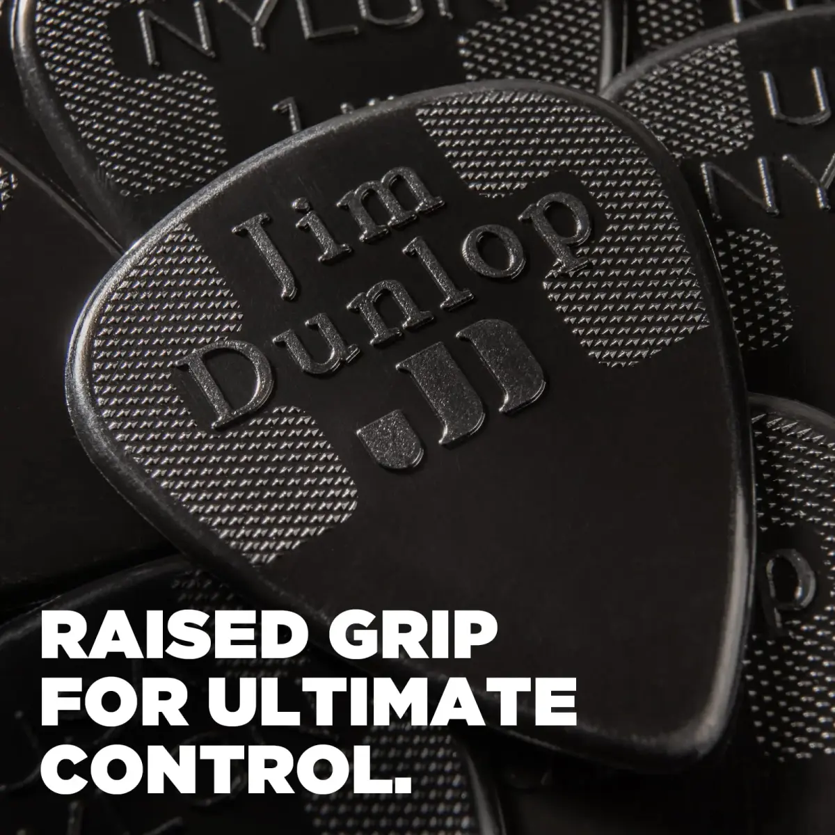 Jim Dunlop Nylon Standard Picks - Gray, .73MM, 12 Pack | Medium Gauge Guitar Picks - view 2