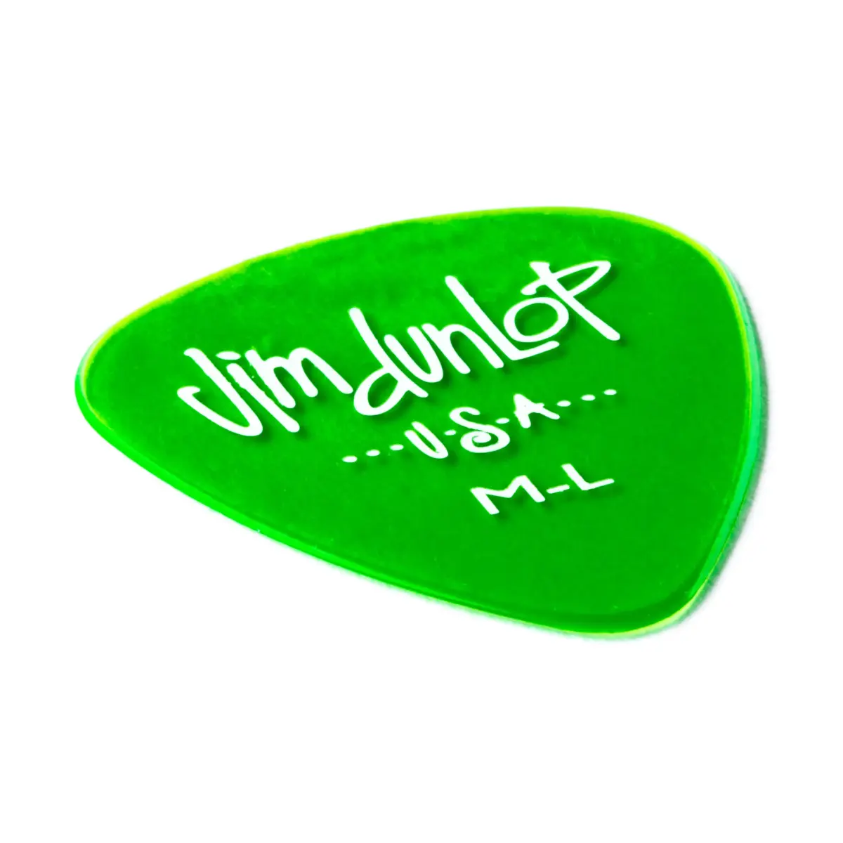Jim Dunlop Gels Green Medium Light Pick 12 Pack | Durable Polycarbonate Guitar Picks - view 3
