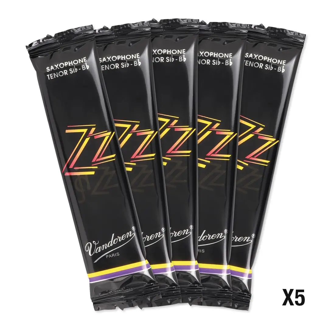 Vandoren SR422 Tenor Sax ZZ Reeds Strength 2 | Bright, Responsive, Durable (70-120c) - view 3