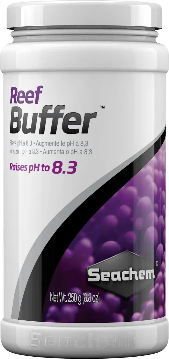 Seachem Reef Buffer 250 g / 8.8 oz | Raises pH to 8.3 & stabilizes reef systems - main product image