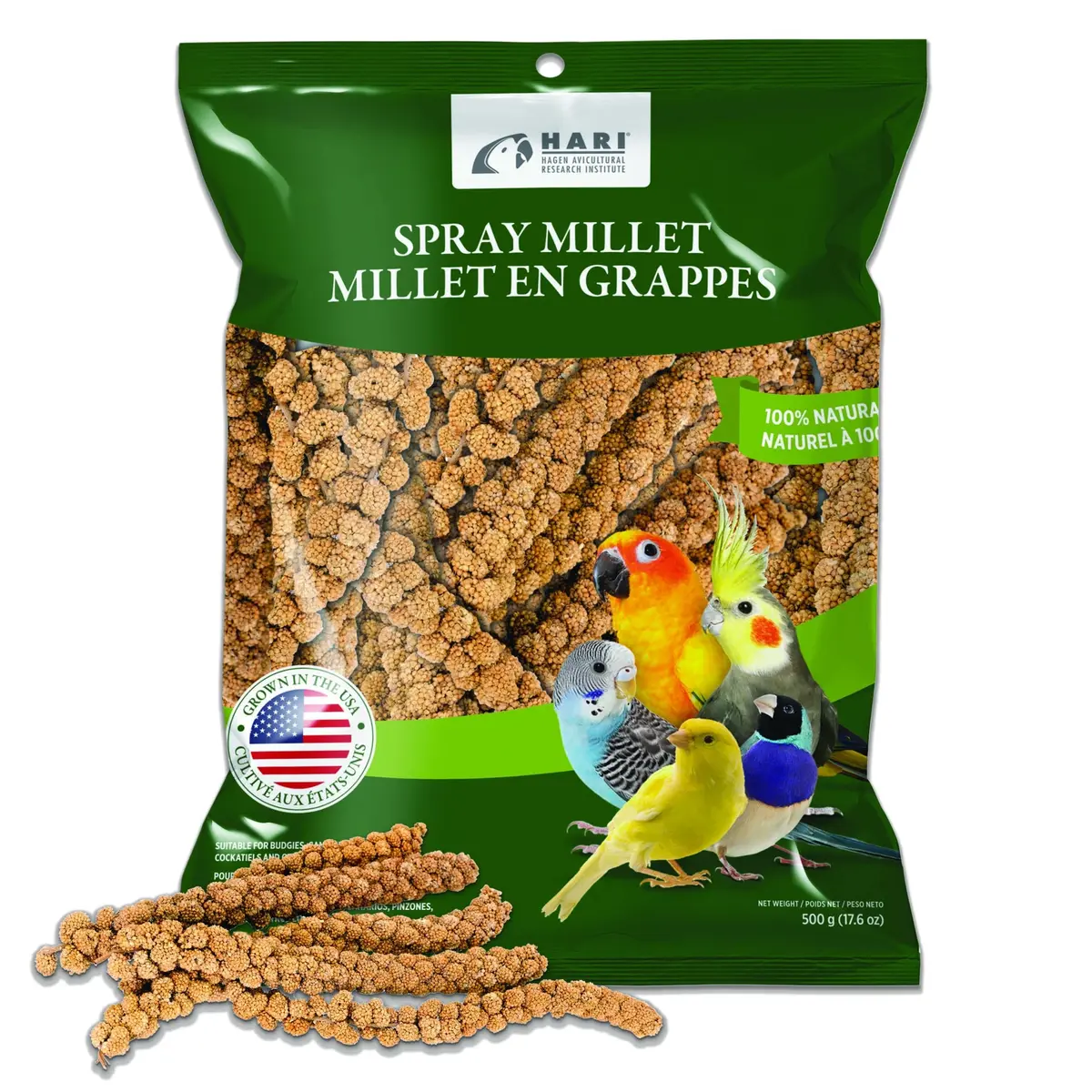Living World Millet Spray for Birds 17.6 Oz | Natural, Fresh & All-Natural Bird Treat - main product image
