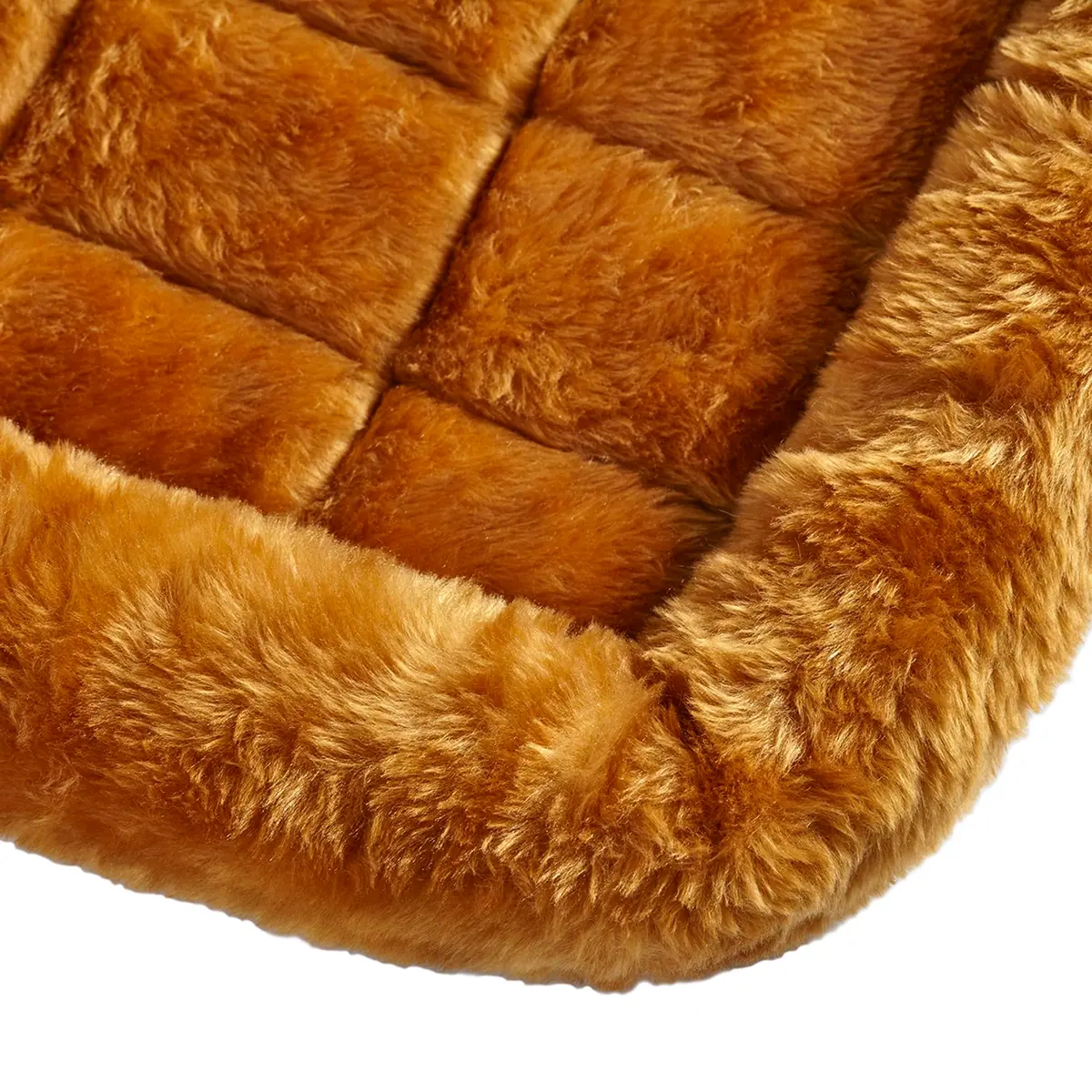 MidWest Homes for Pets QuietTime Bolster Dog Crate Bed 48" XL 122cm (47.84 x 29.53 x 3.15 inches) | Plush Faux Fur Comfort & Support - view 5