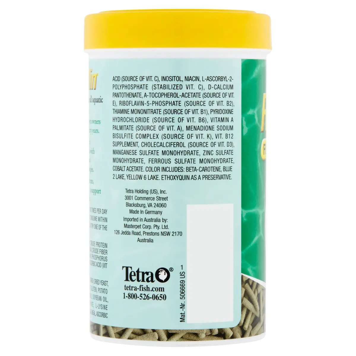 Tetra ReptoMin Floating Food Sticks 105 g (3.7 oz) | Scientifically Formulated Daily Diet for Aquatic Turtles, Newts & Frogs - view 3