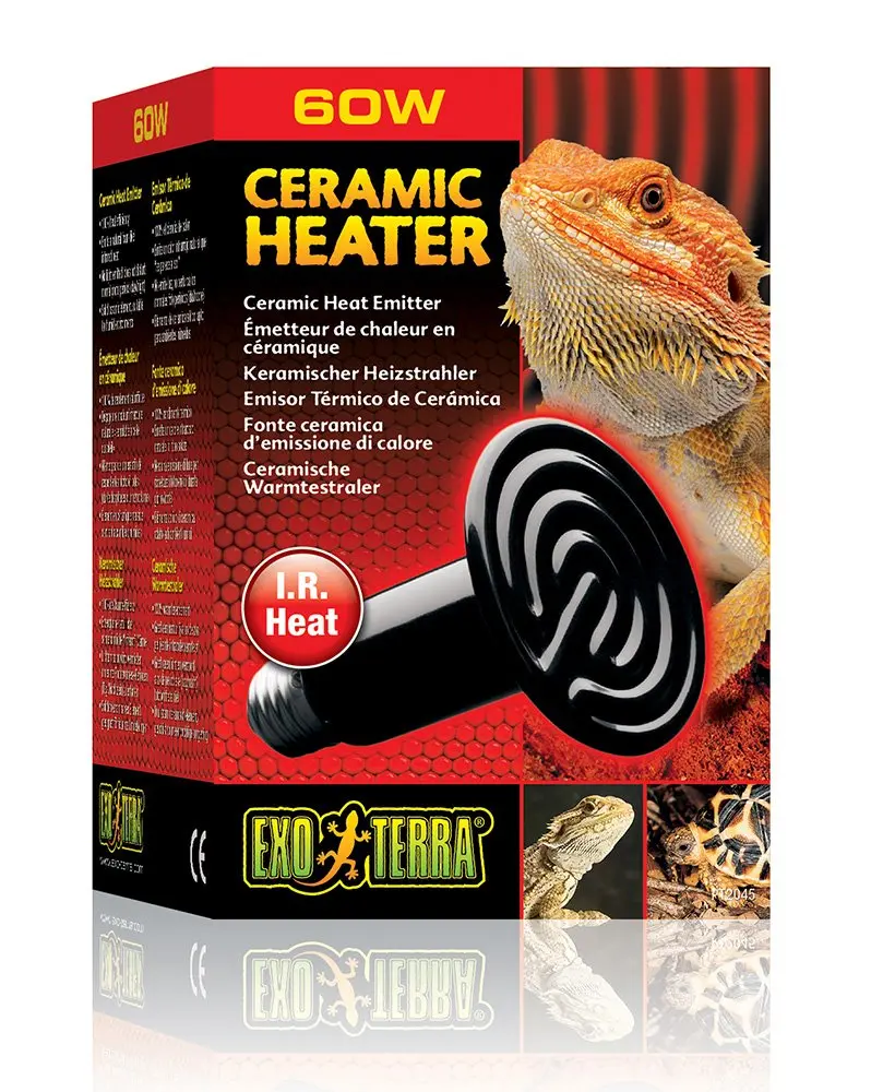 Exo Terra Ceramic Heater 150W | Infrared Reptile Heat Source for Terrarium - view 2
