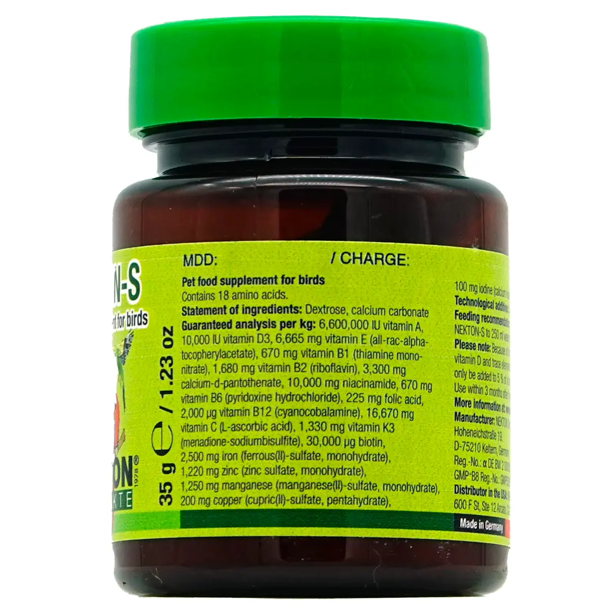 Nekton Multi-Vitamin for Birds 35gm | Supports General Health & Plumage - view 2