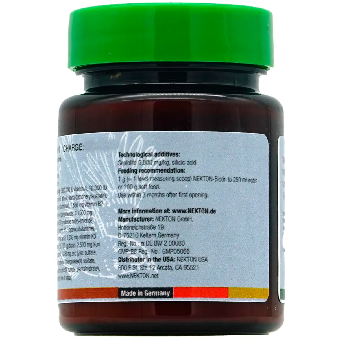 Nekton Bio for Feathering Bird Supplement 35gm (1.23oz) | Promotes Strong Healthy Plumage Growth - view 3