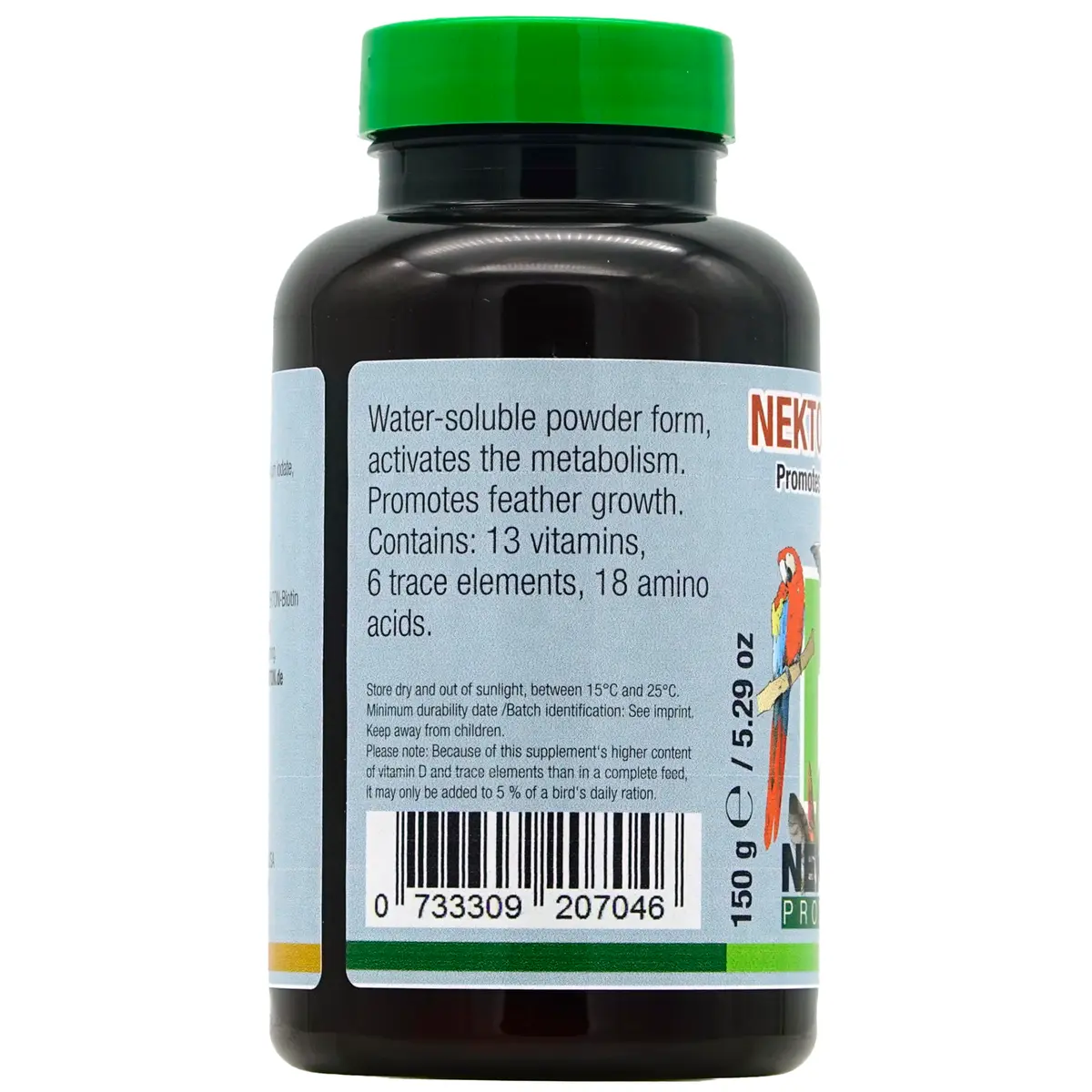 Nekton Bio Bird Feathering Supplement 150g (5.29 oz) | Promotes Strong, Healthy Plumage - view 4