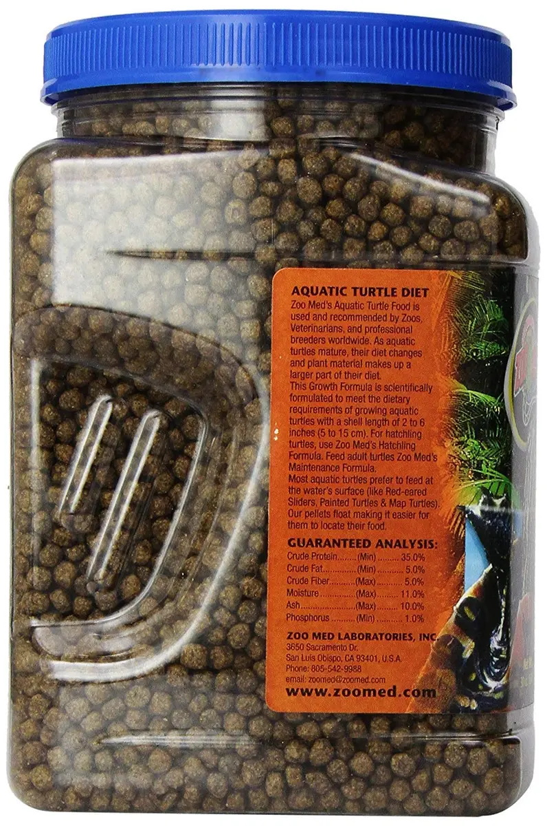 Zoo Med Aquatic Turtle Food Growth Formula 30 oz. | Floating Pellet for All Life Stages - view 2
