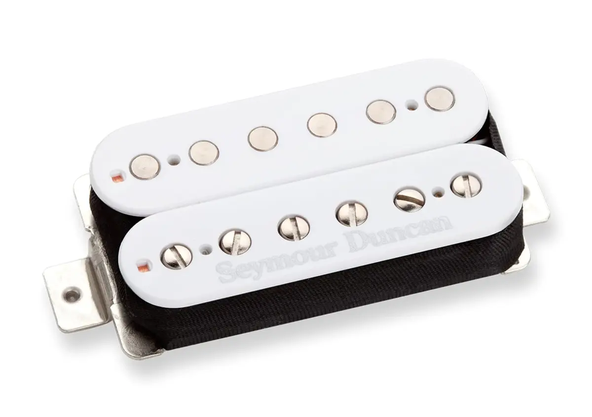 Seymour Duncan Duncan Distortion SH-6B-W Bridge Pickup White | High-Output Passive Humbucker for Rock & Metal - main product image