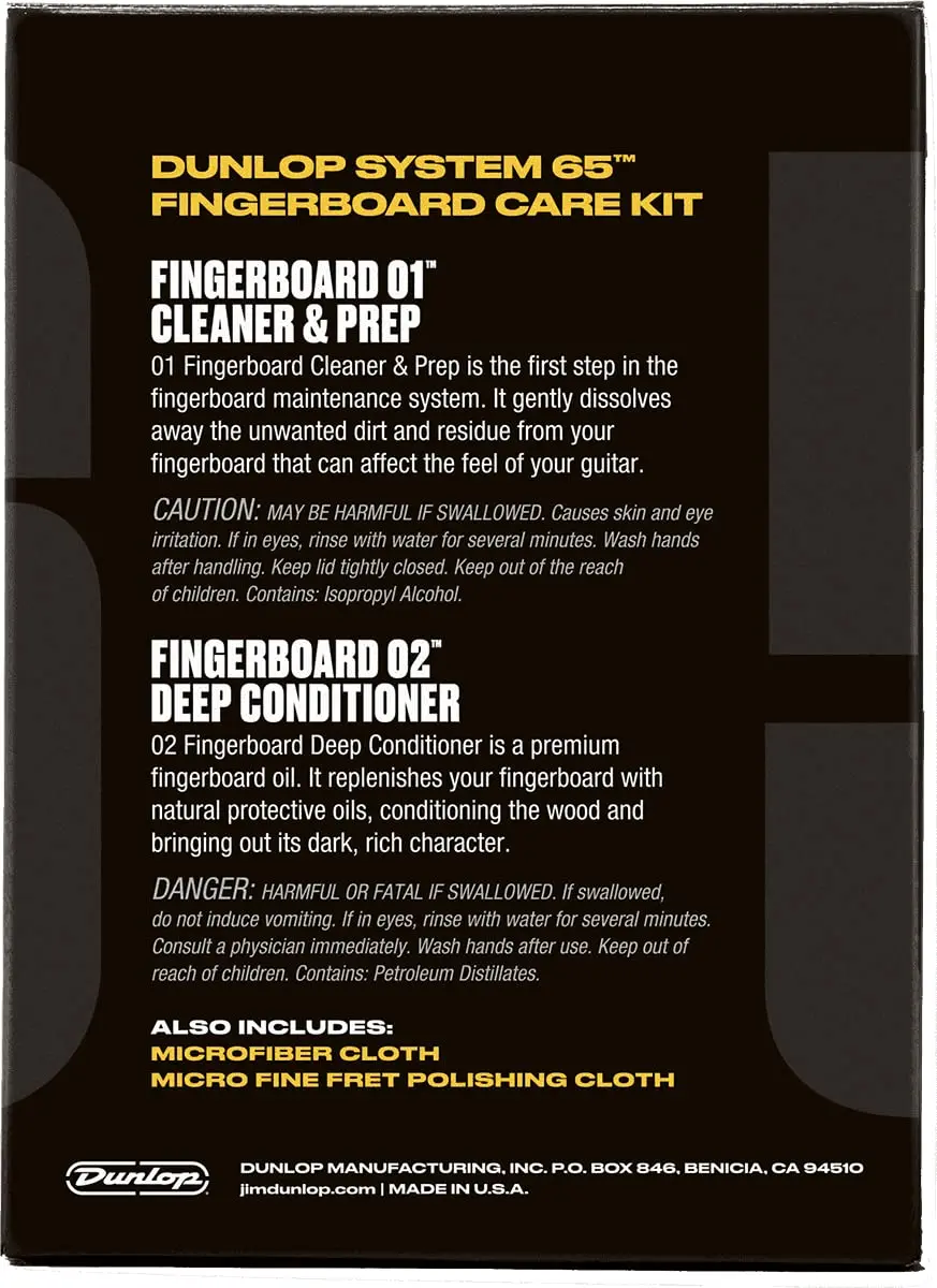 Jim Dunlop System 65 Guitar Fingerboard Kit | Complete Care & Maintenance for Guitar & Bass - view 3