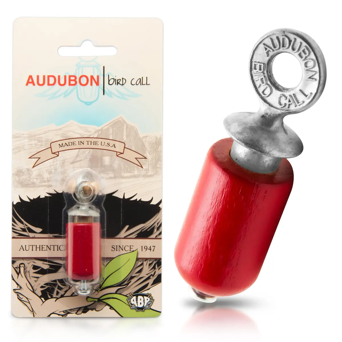 Audubon Red Bird Call | Hand-Tuned Birchwood & Zinc Metal - view 7