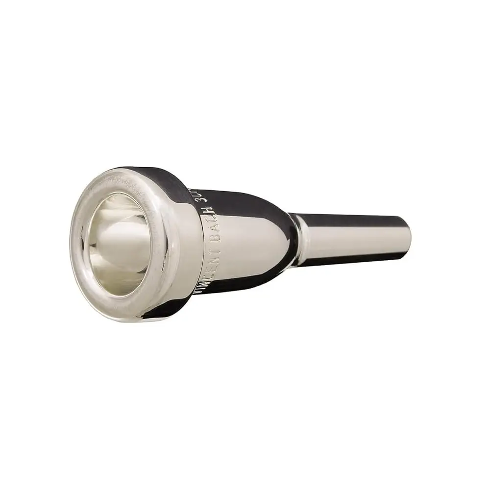 Vincent Bach Cornet Mouthpiece Size 1B | Silver-Plated, Medium Cup, 17mm Diameter - main product image
