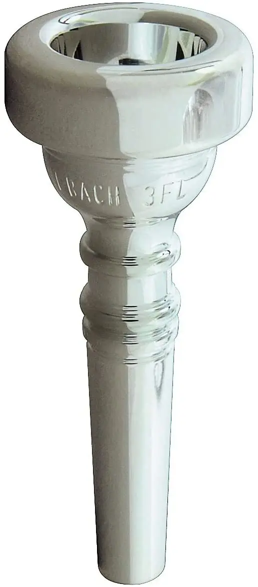 Vincent Bach Silver Plated 3 Cup Flugelhorn Mouthpiece Deep | Deep Cup, Silver Finish, 16.30mm Diameter - main product image