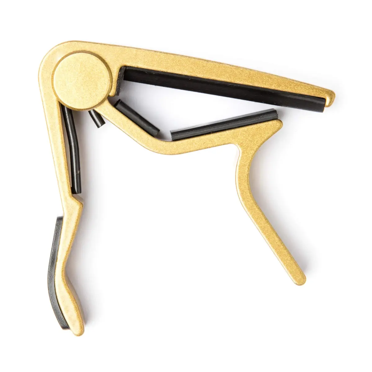 Jim Dunlop Trigger Acoustic Flat Capo Gold | Fast One-Handed Key Changes - main product image