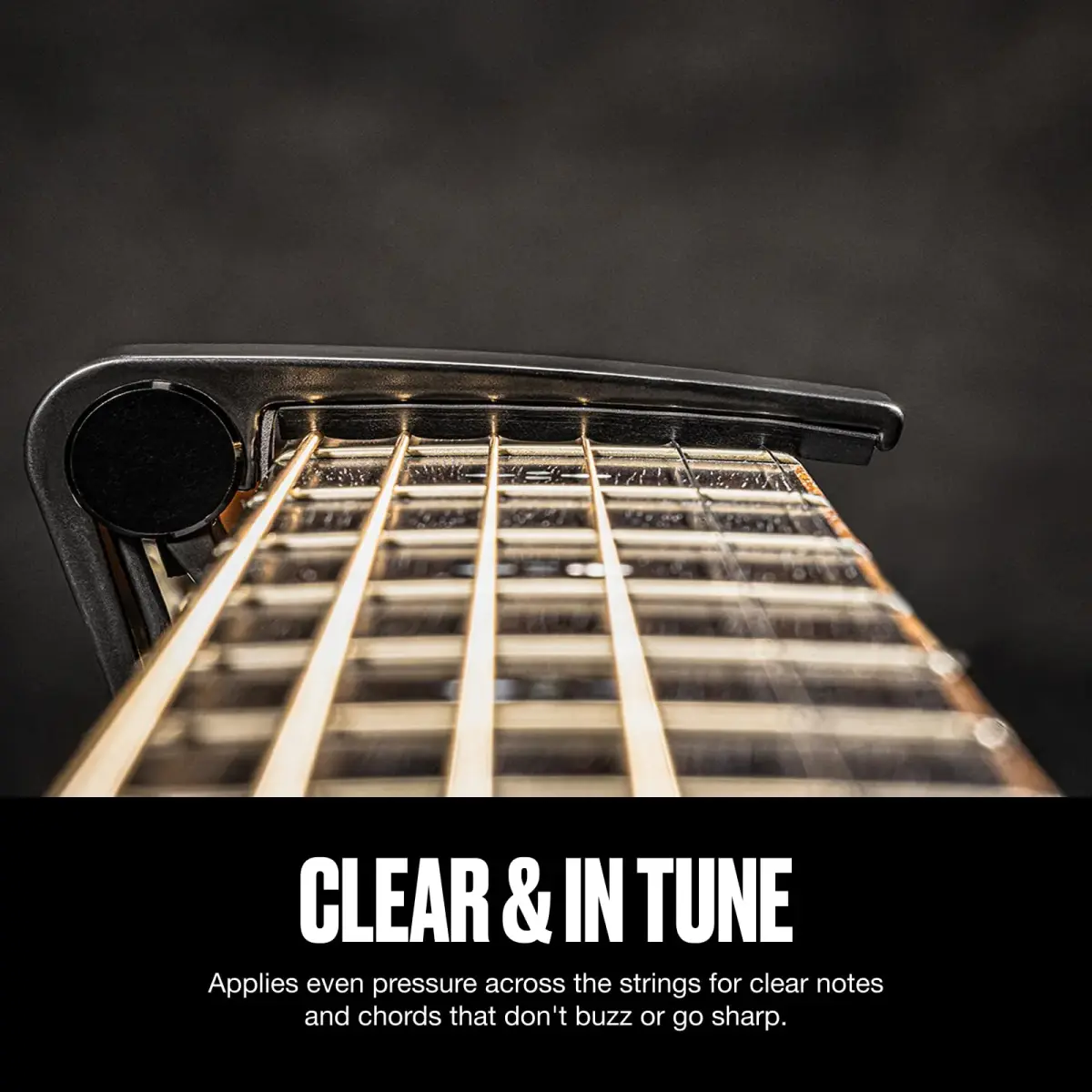 Jim Dunlop Trigger Capo Acoustic Flat - Nickel | Quick Key Change for 6 & 12 String Guitars - view 4