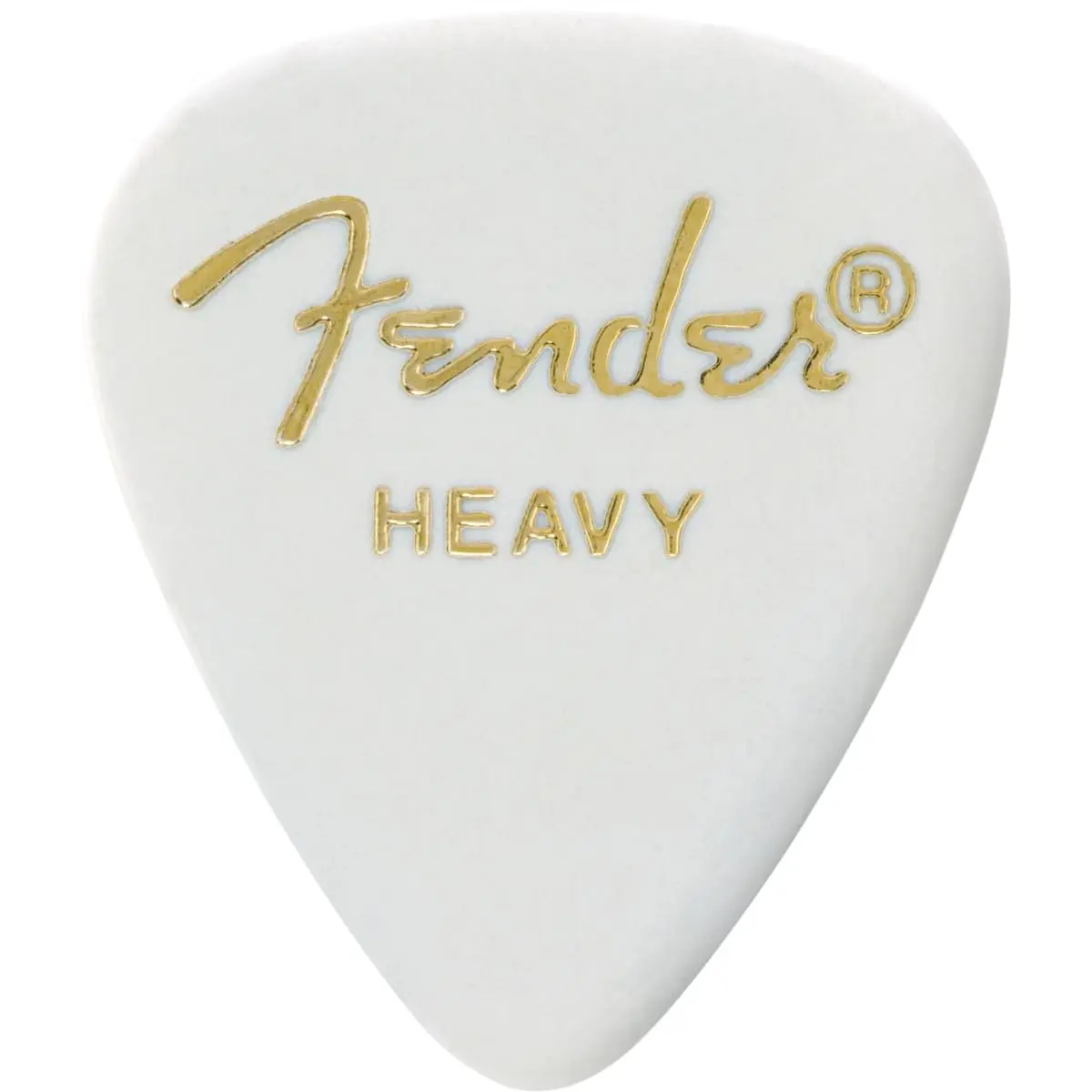Fender Classic Celluloid Guitar Picks 351 Shape, Heavy Gauge, White, 12-Pack | Warm Tone & Smooth Attack - main product image