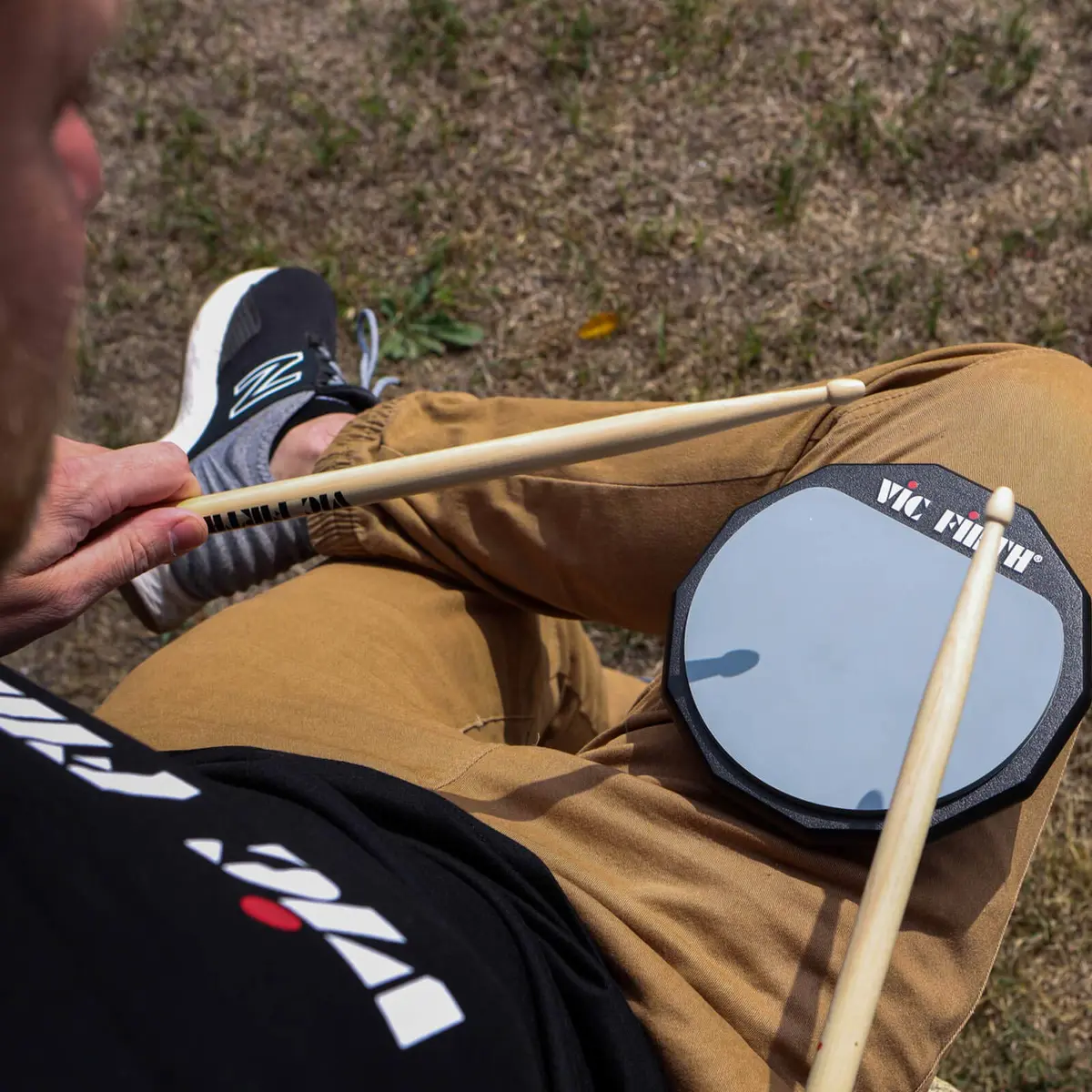 Vic Firth 6-inch Single-Sided Practice Pad | Realistic Drumhead Feel & Response - view 4