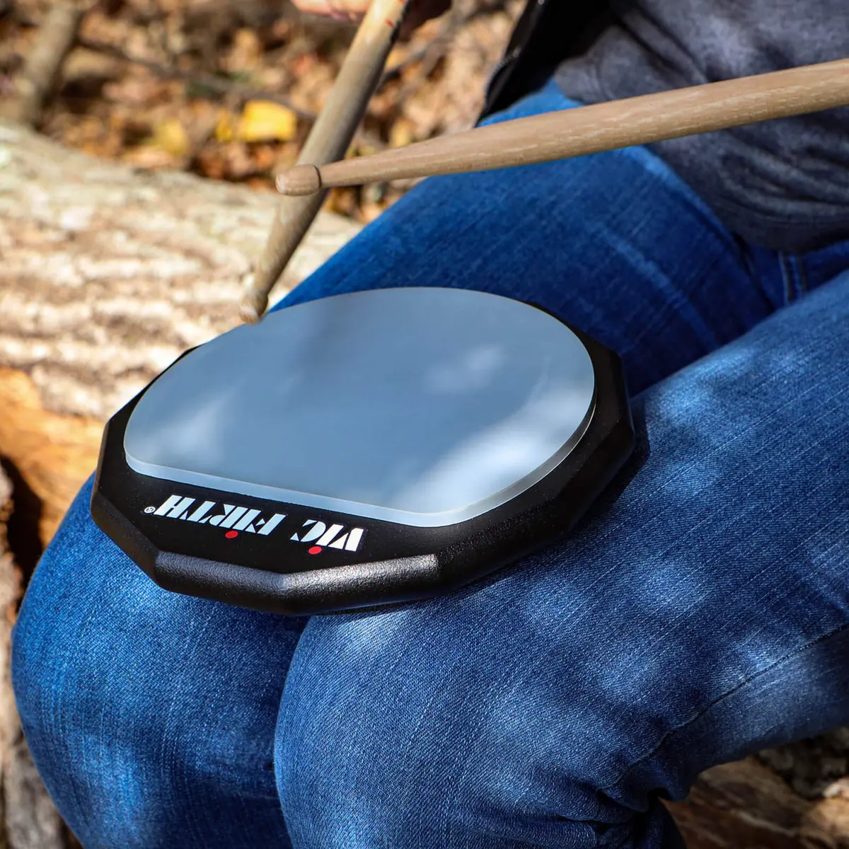 Vic Firth 6-inch Single-Sided Practice Pad | Realistic Drumhead Feel & Response - view 3