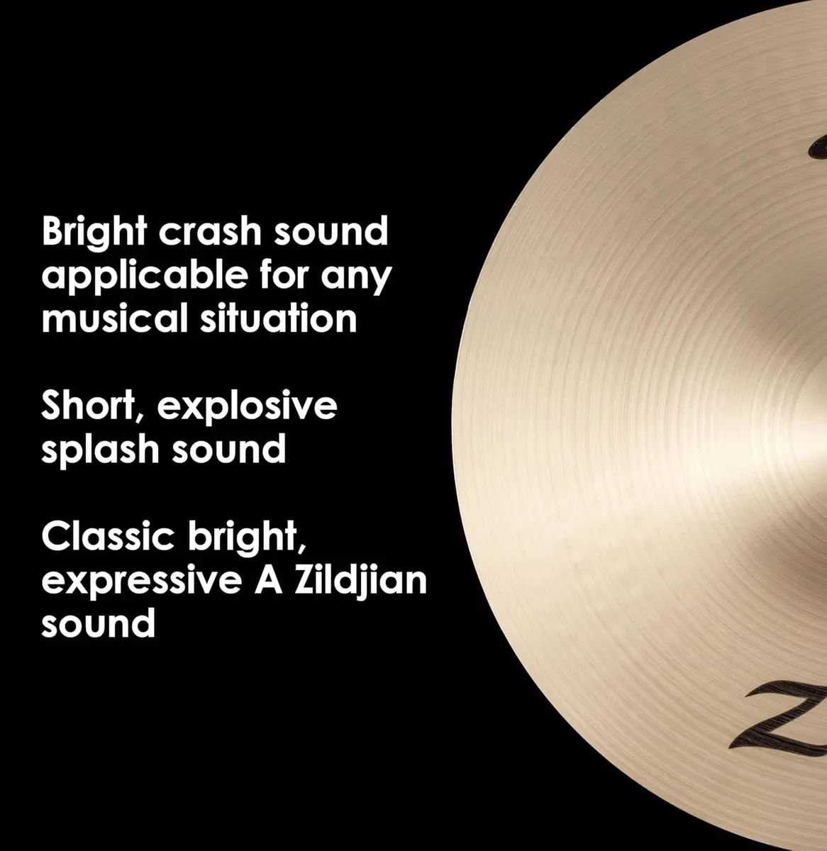 Zildjian 8" A Series Splash Cymbal | Bright, Short, Expressive Effect - view 4