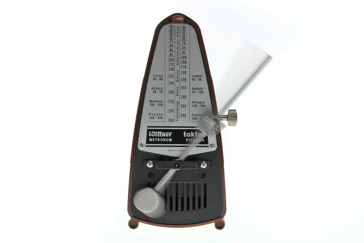 Wittner Taktell Piccolo Metronome Mahogany-Brown | Precision Tempo Control for Musicians - view 6