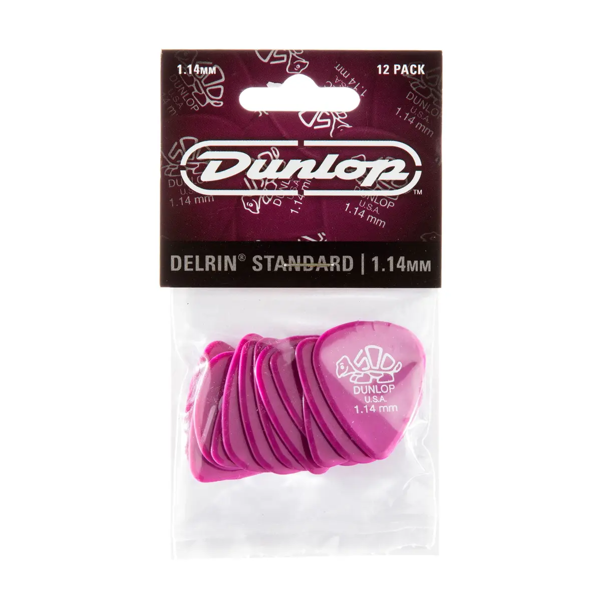 Jim Dunlop Delrin 500 Pick 1.14MM | 12 Pack for Guitar & Bass - view 4