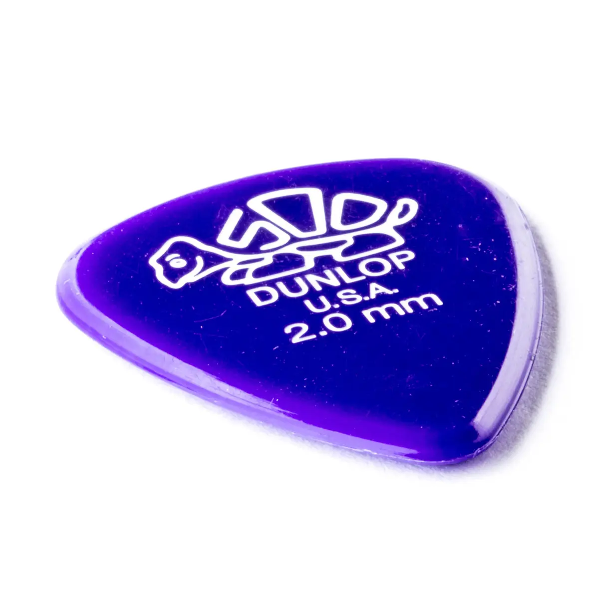 Jim Dunlop Delrin 500 Pick 2.0MM | 12 Pack Guitar Pick for Bass & Guitar - view 3
