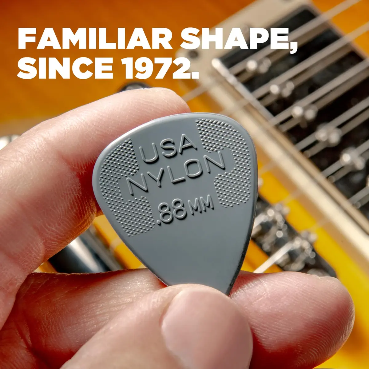 Jim Dunlop Nylon Standard Pick .46MM | Classic Nylon Tone & Flex, Made in USA - view 5
