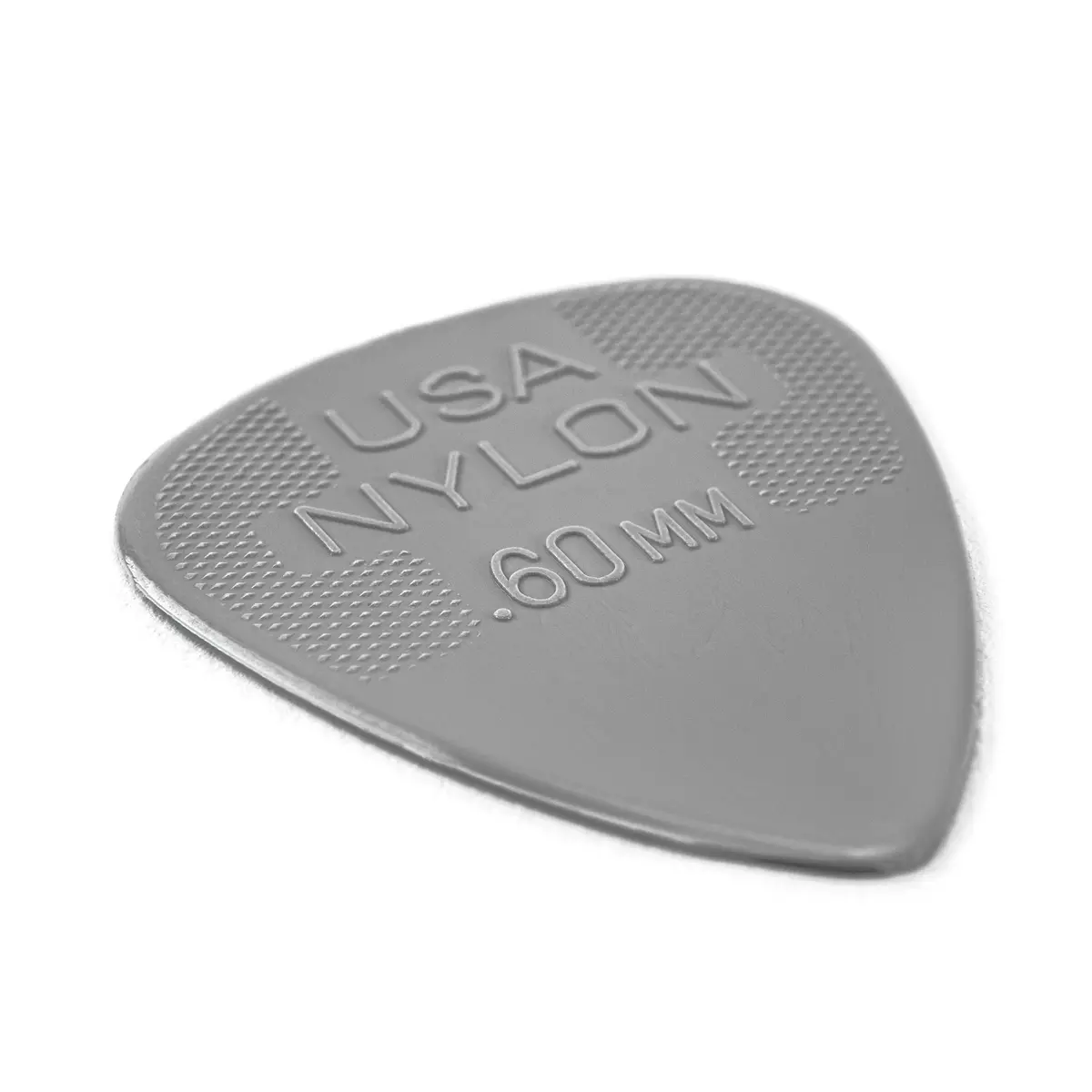 Jim Dunlop Nylon Standard Plectrum Light Gray .60mm | Classic Nylon Tone & Durability - view 7