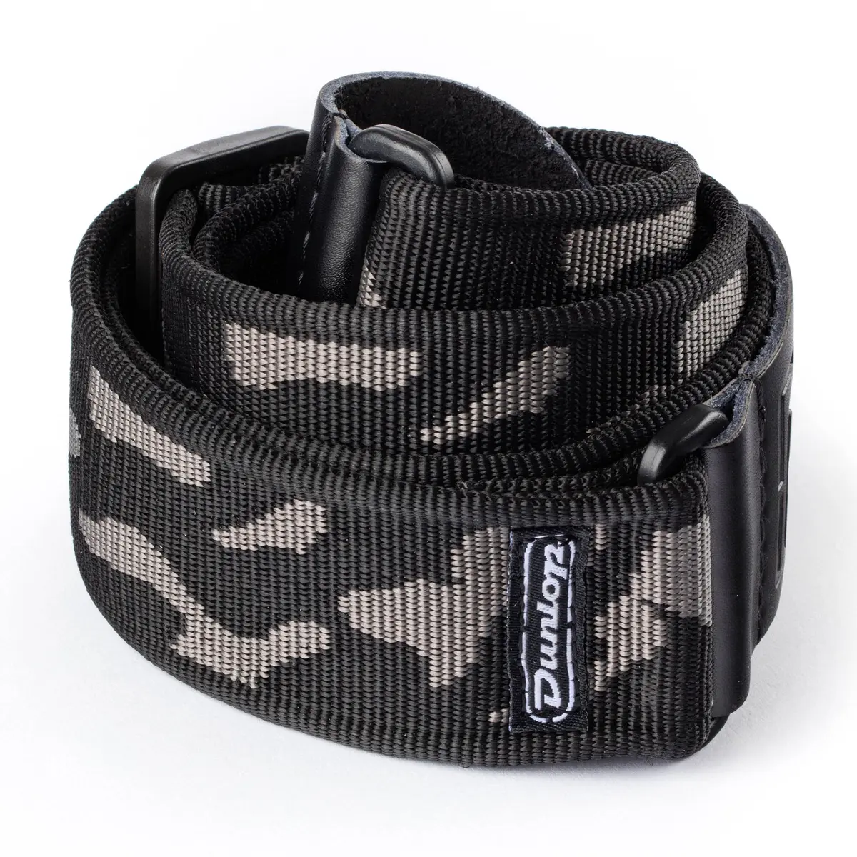 Jim Dunlop Cammo Gray Strap | Adjustable Leather Guitar & Bass Strap with Jacquard Design - main product image