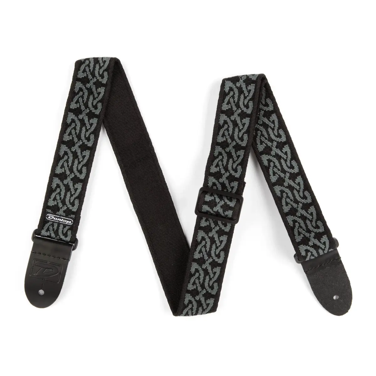 Jim Dunlop Classic Celtic Gray Guitar Strap | Adjustable Nylon Webbing with Custom Buckles - view 2