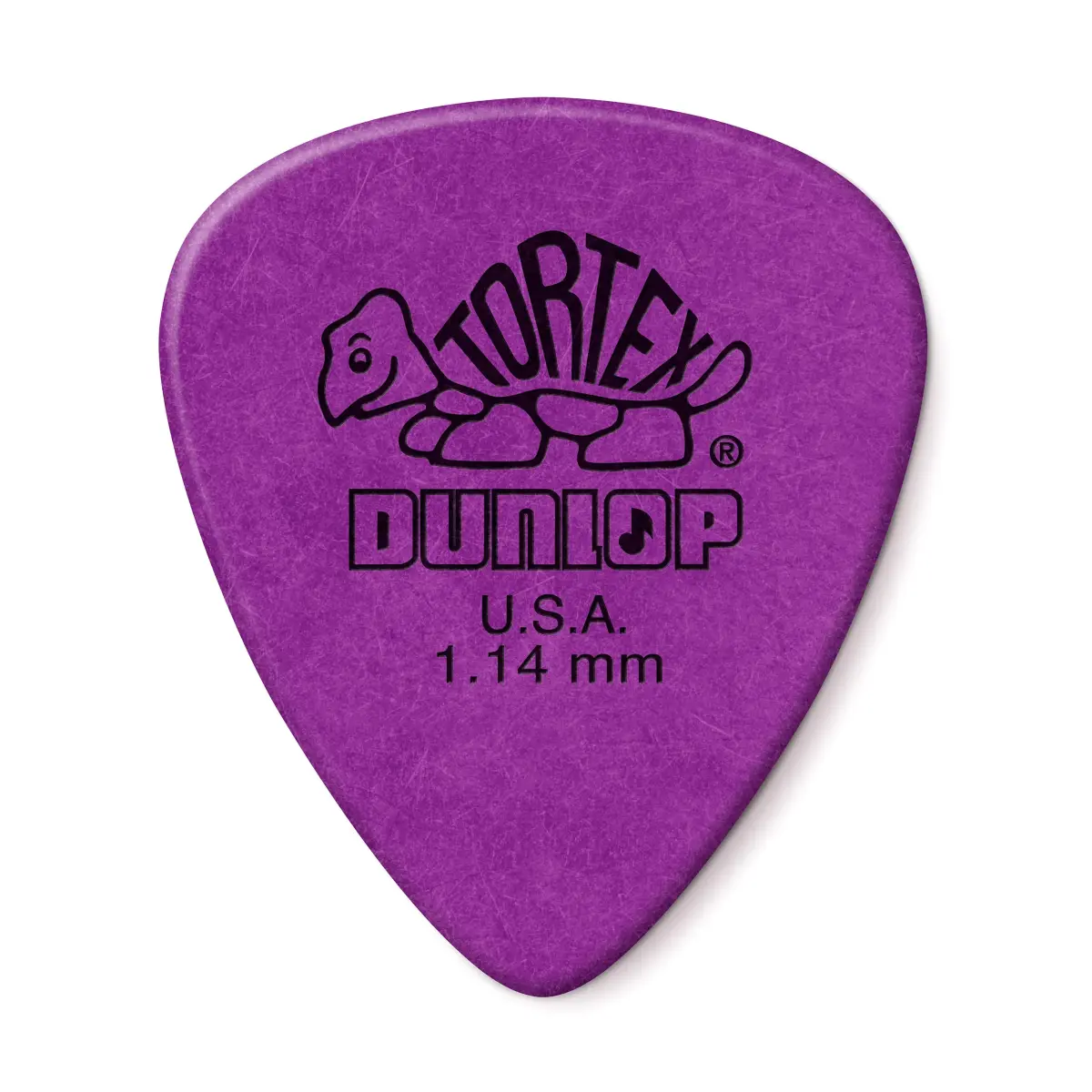 Jim Dunlop Tortex Standard Purple Guitar Picks 1.14mm (12-Pack) | Bright Attack & Superior Grip - main product image