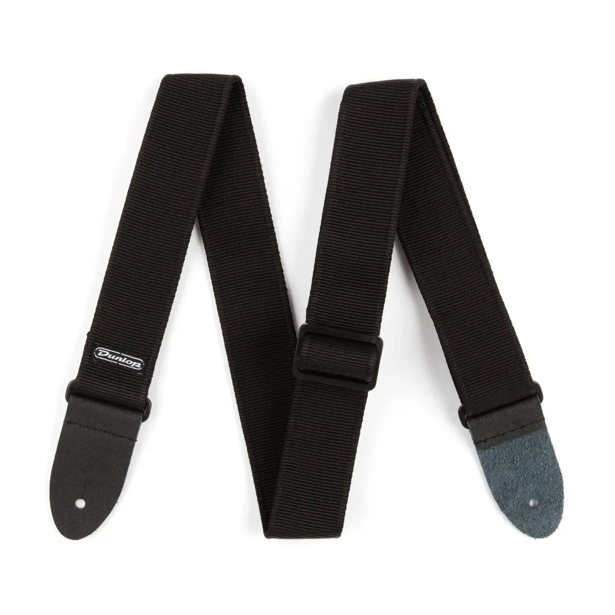 Jim Dunlop Classic Black Strap 2" Wide (38" Length) | Patented Comfort Edge Webbing - view 2