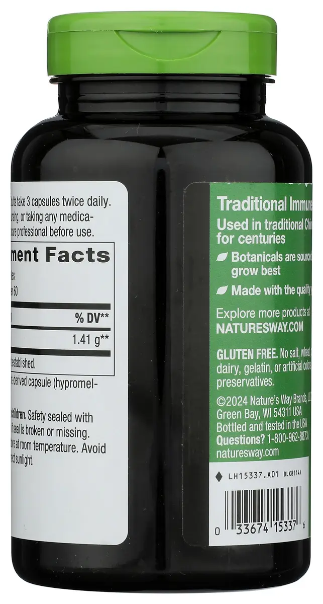 Nature's Way Astragalus Root 180 Capsules | Traditional Immune Support* Vegan, Non-GMO - view 2