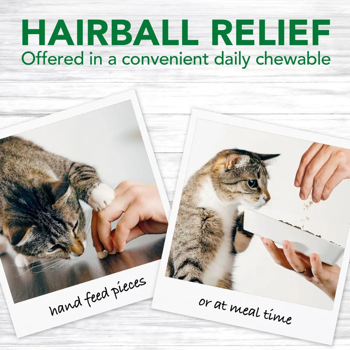 Vet's Best Cat Hairball Relief Digestive Aid Chewable Tablets 60 Count | Vet Formulated for Cats - view 2