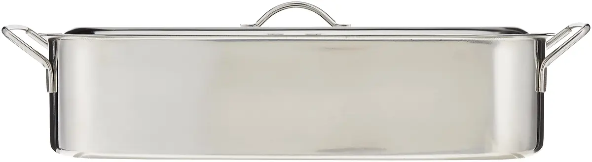 Norpro Stainless Steel Fish Poacher with Lid and Rack | 52cm x 15.5cm x 13cm - view 2