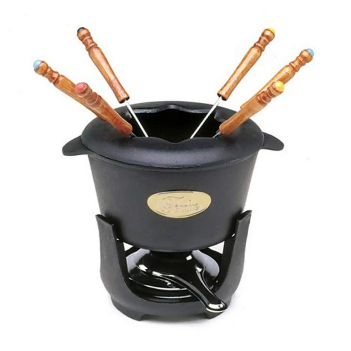 Norpro Cast Iron Fondue 1 EA | Durable 6-Cup Pot for Home & Kitchen Use - main product image