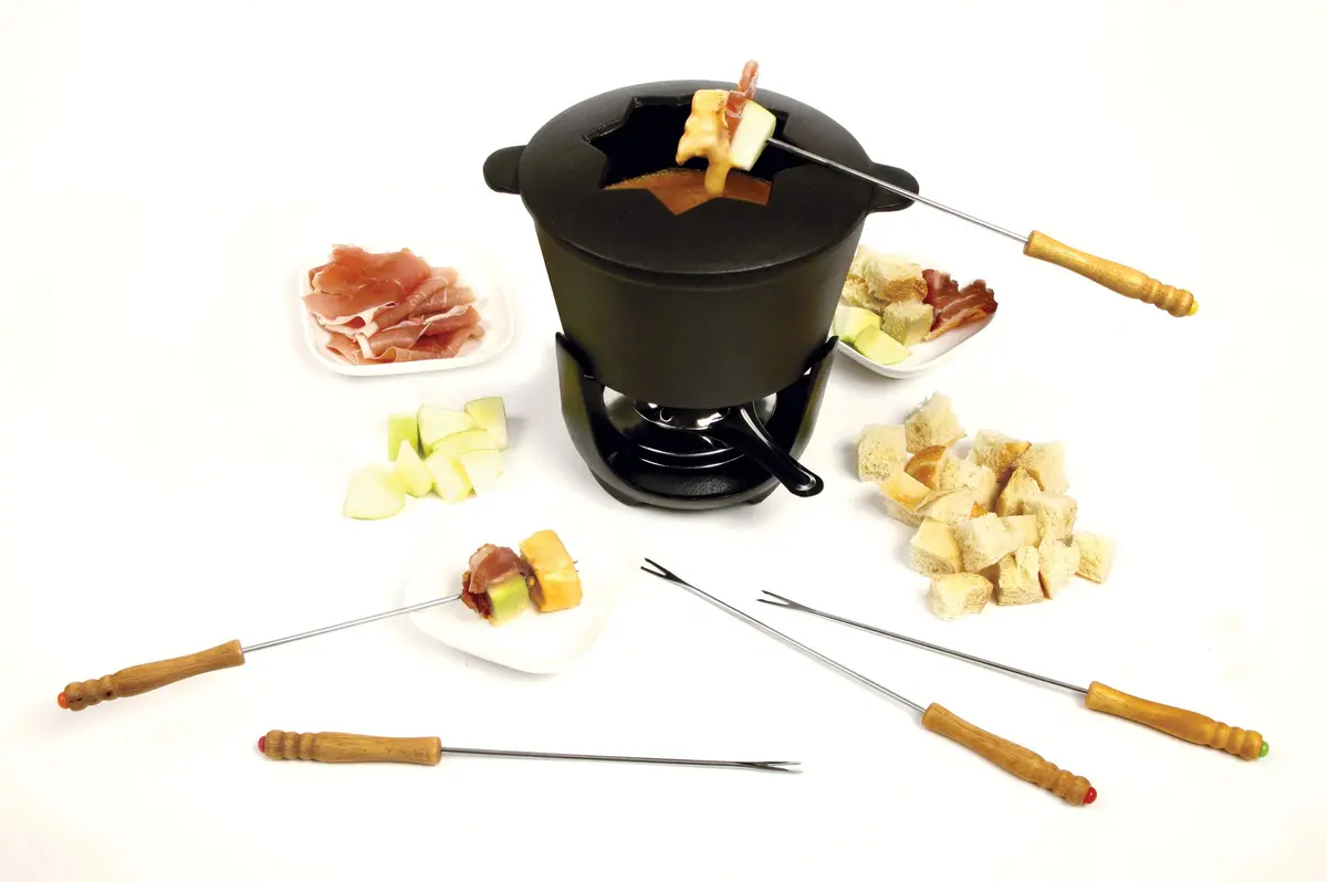 Norpro Cast Iron Fondue 1 EA | Durable 6-Cup Pot for Home & Kitchen Use - view 5