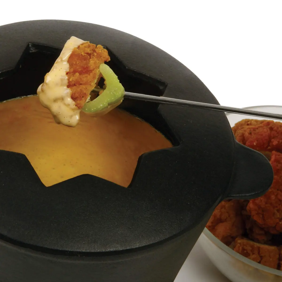 Norpro Cast Iron Fondue 1 EA | Durable 6-Cup Pot for Home & Kitchen Use - view 2