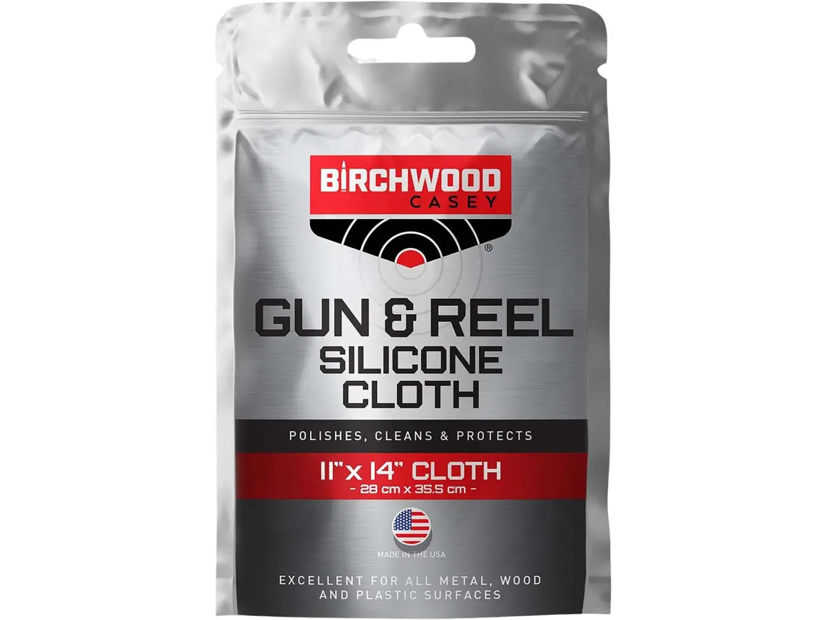 Birchwood Casey Gun & Reel Silicone Cloth 28cm x 35.5cm (11"x14") | Protects Metal, Wood & Plastic Surfaces - main product image