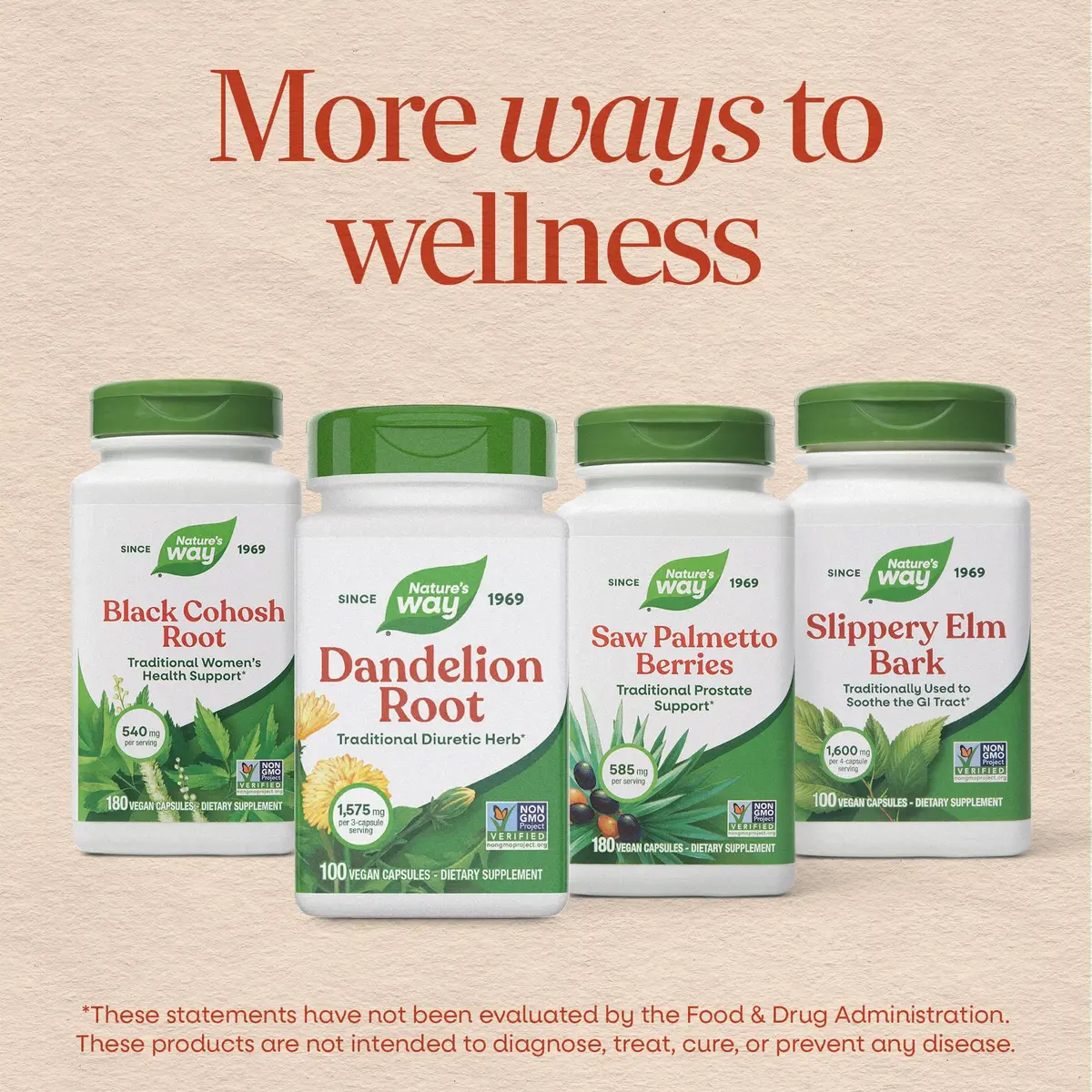 Nature's Way Dandelion Root Capsules 180 Count | Traditional Diuretic Herb - view 8