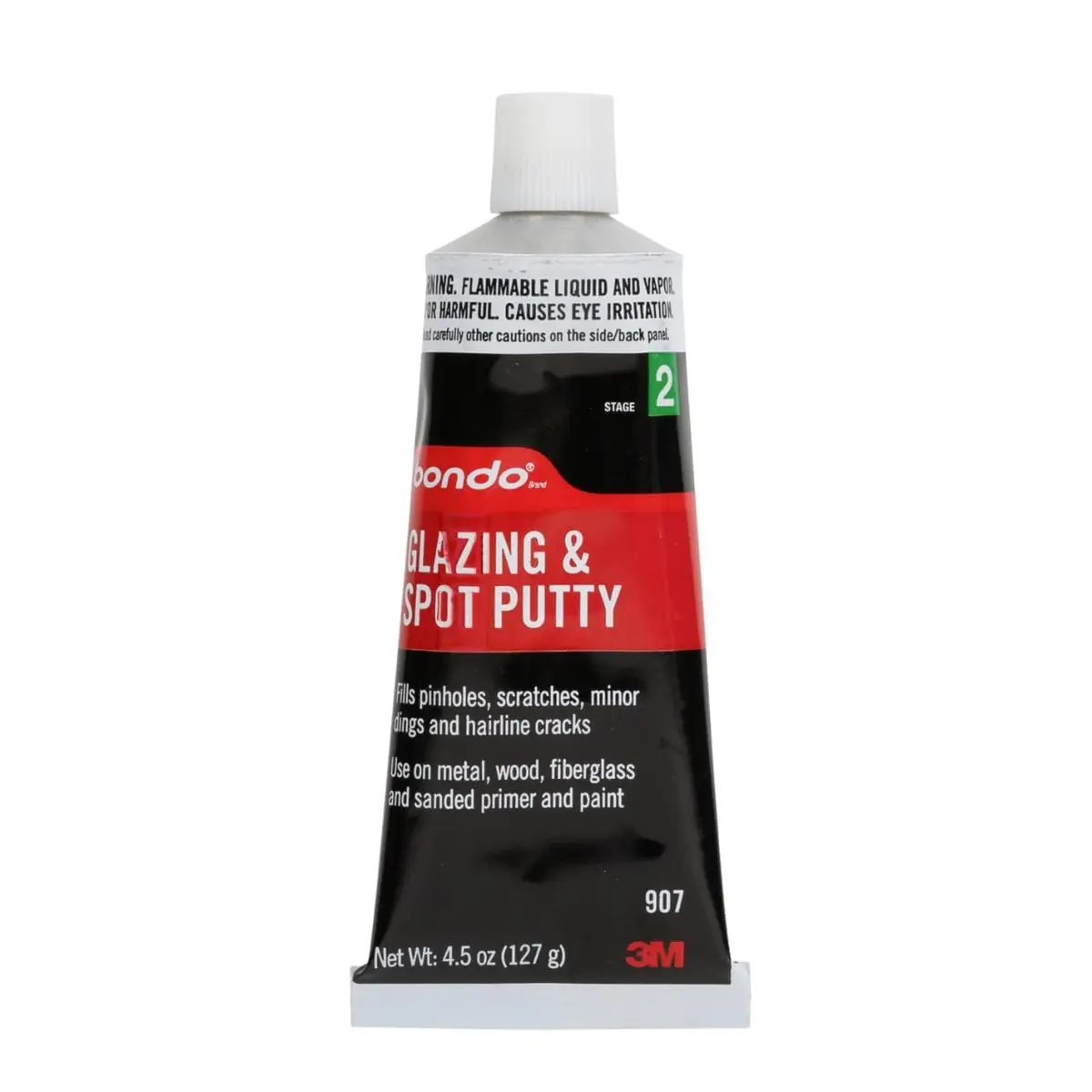 3M Bondo Glazing and Spot Putty 4.5 oz | Fills Pinholes, Scratches & Cracks, Fast Drying - view 2