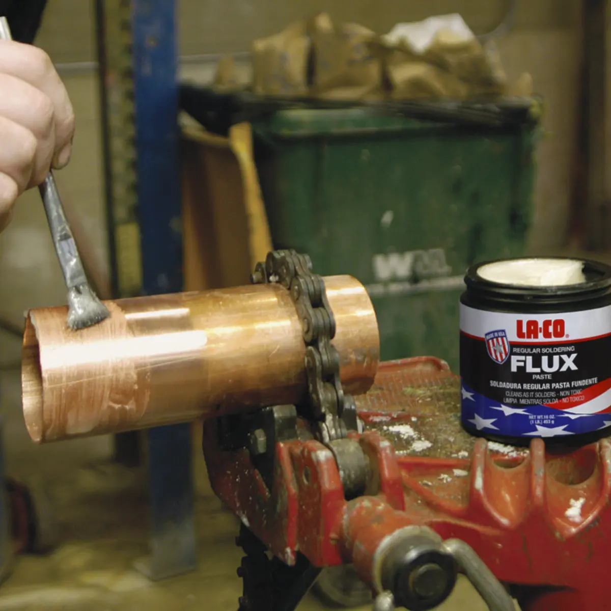 La-Co Regular Soldering Flux Paste 454 g (1 lb) | Water Soluble ASTM B813 Certified - view 2