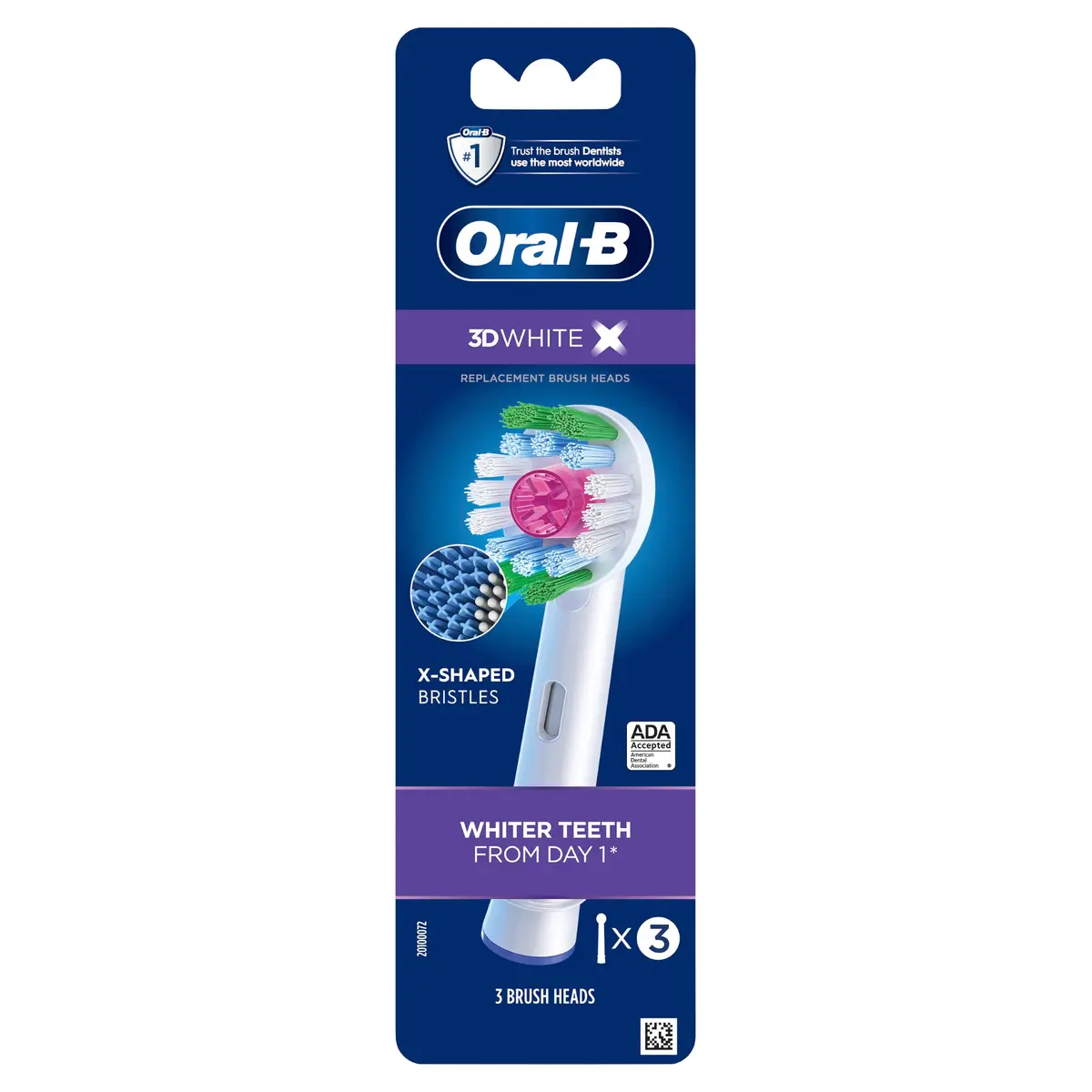 Oral-B 3D White Electric Toothbrush Replacement Brush Heads 3 Count | Polishing Cup for Stain Removal - view 7