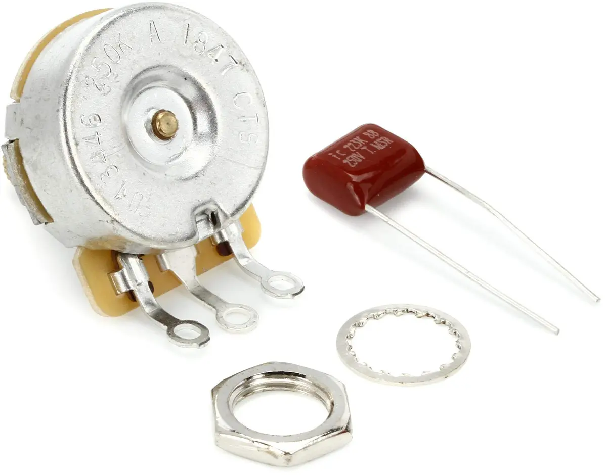 Fender Pure Vintage 250k Splitshaft Potentiometer | Original Factory Part for Guitar - main product image