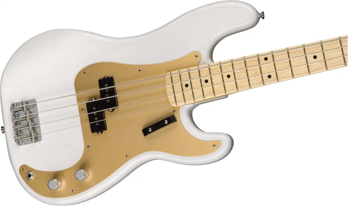 Fender Precision Bass - (10-Hole) Gold Anodized, 1-Ply | Classic USA Bass Part with Gold Finish - view 2