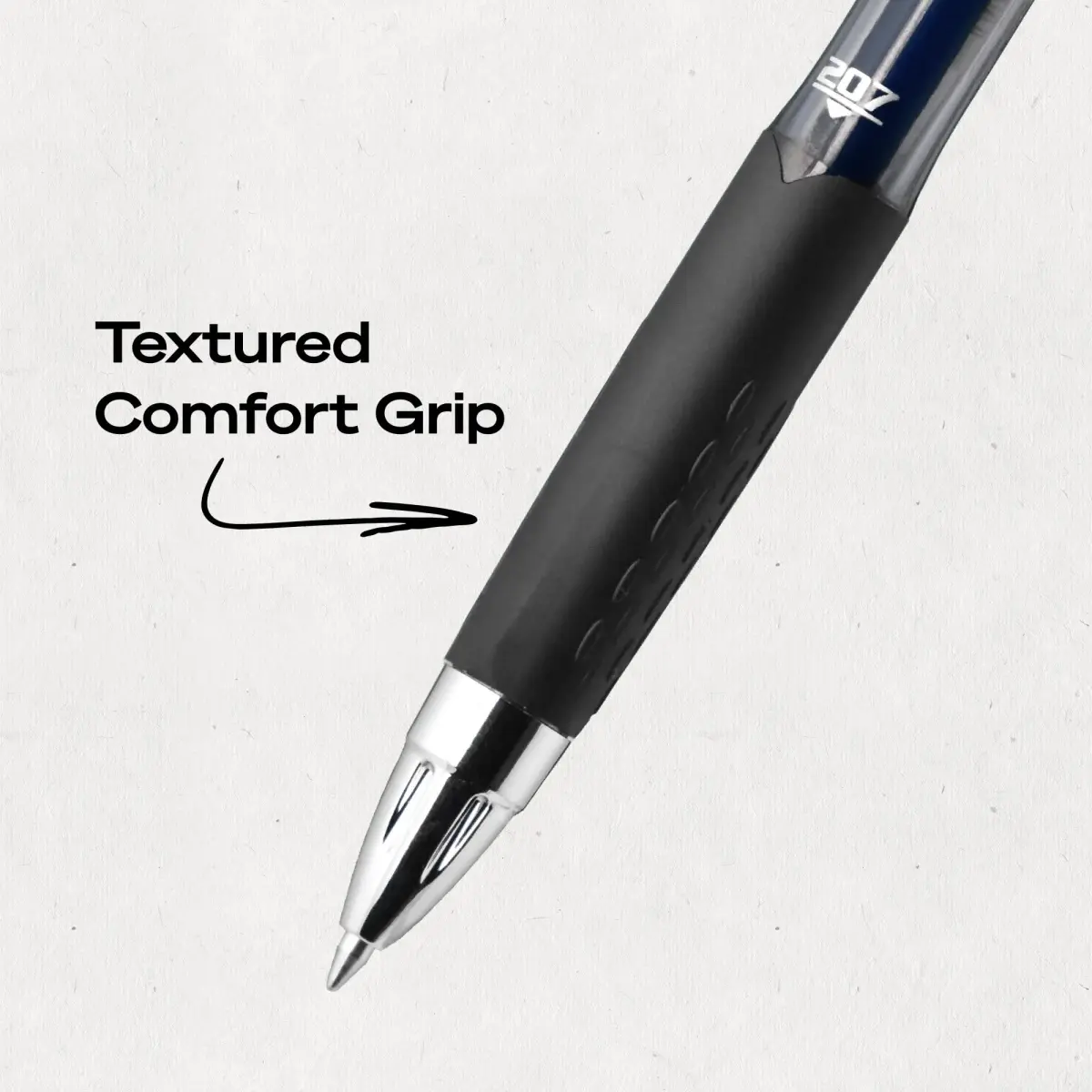 uni-ball 207 Gel Pens Blue Ink 0.7mm Medium Point Retractable 12 Count | Smooth Writing, Fraud-Resistant, uni Super Ink™ - view 4