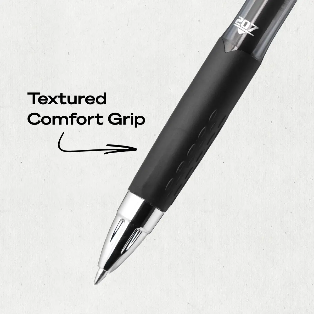 Uni-Ball 207 Retractable Gel Pens Black Ink 0.7mm Medium Point 4 Count | Smooth Writing for Students & Office - view 4