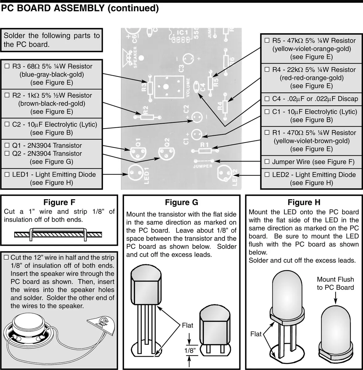 Elenco Practical Soldering Project Kit | Build a Two Tone European Siren, Learn Multivibrator Circuits, US Made - view 5